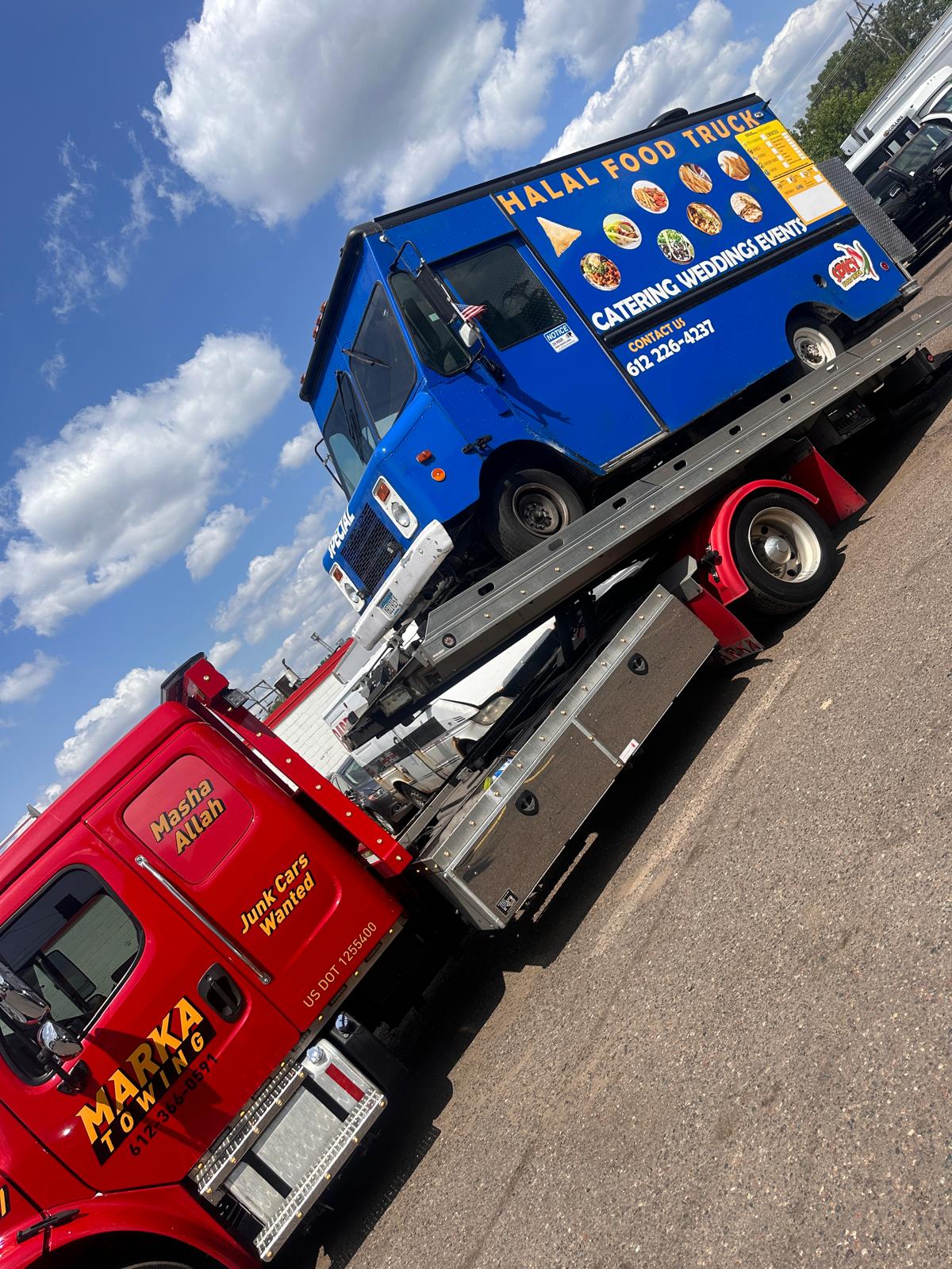 Halal food truck tow