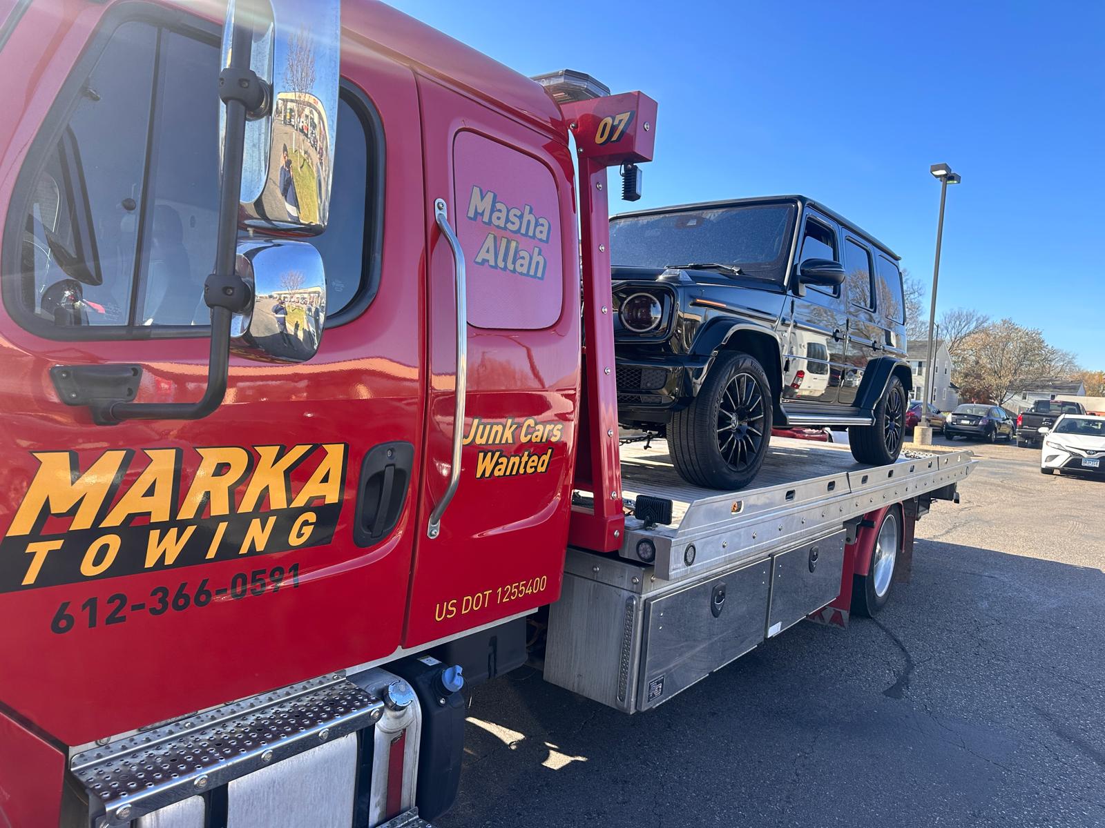 Mercedes G-Wagon tow