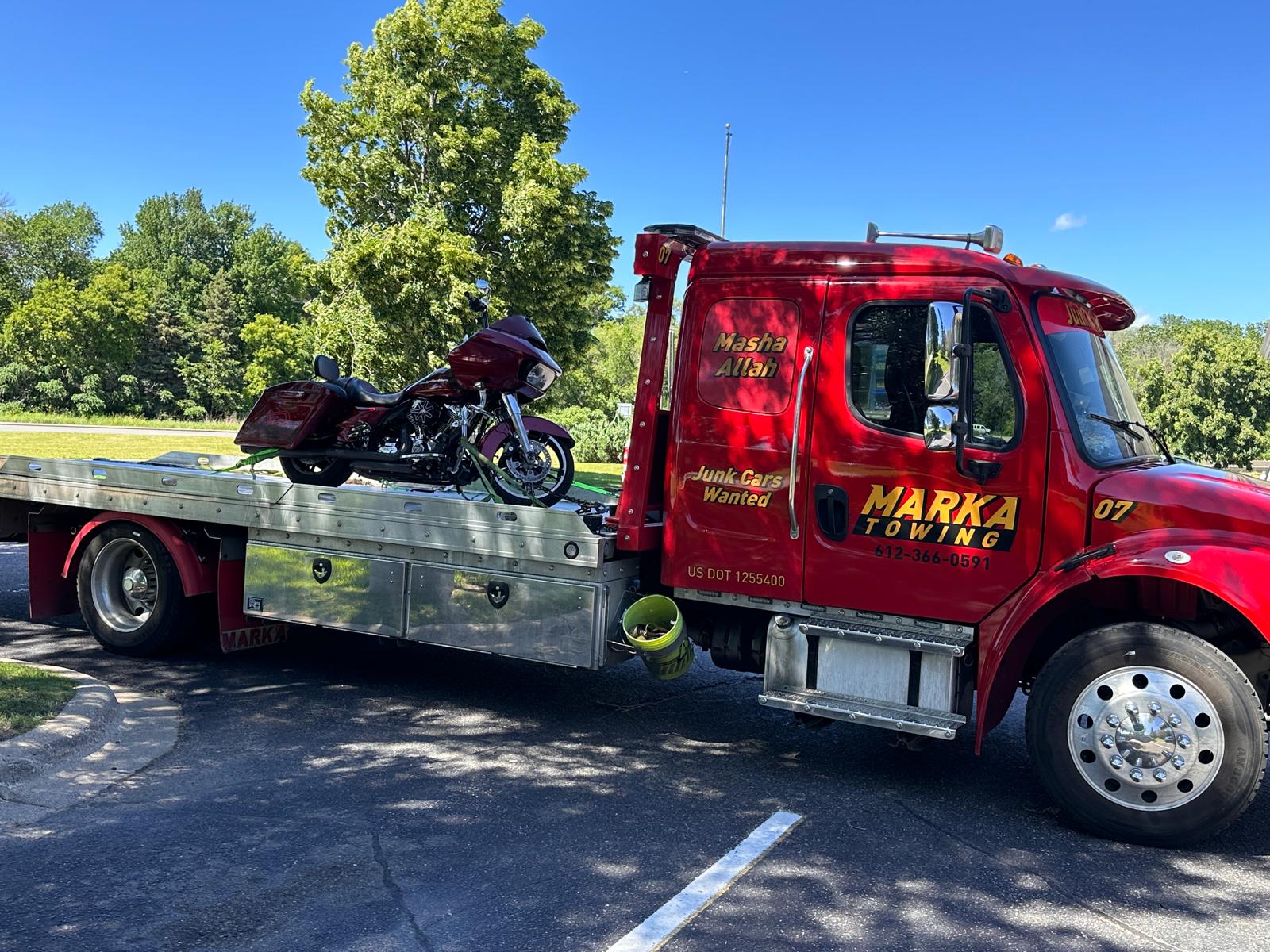 Harley Davidson tow