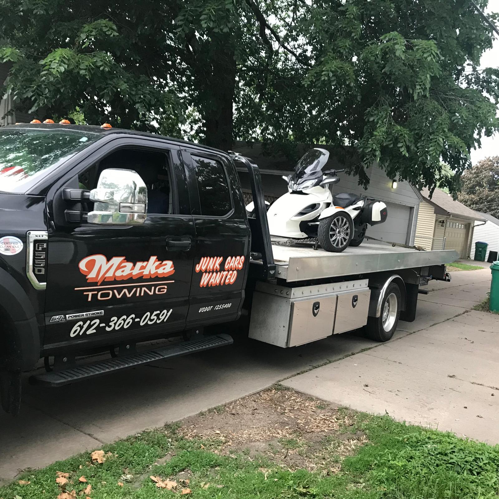 Marka Towing Black F-550 Flatbed